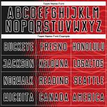 Personalized Red Black-White Gradient Arrow Sublimation Soccer Uniform Jersey Team Custom Name and Number