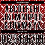 Personalized Red Black-White Lightning Sublimation Soccer Uniform Jersey Team Custom Name and Number