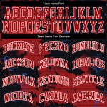 Personalized Red Black-White Round Neck Sublimation Basketball Suit Jersey Team Custom Name and Number