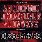 Personalized Red Black-White Round Neck Sublimation Basketball Suit Jersey Team Custom Name and Number