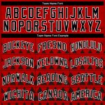 Personalized Red Black-White Triangle Shapes Authentic City Edition Basketball Jersey