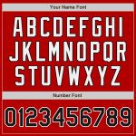 Personalized Red Black-Yellow Authentic Split Fashion Baseball Jersey Team Custom Name and Number