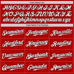 Personalized Red Black-Yellow Authentic Split Fashion Baseball Jersey Team Custom Name and Number