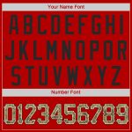 Personalized Red Camo-Black Authentic Throwback Basketball Jersey Team Custom Name and Number