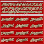 Personalized Red Camo-Black Authentic Throwback Basketball Jersey Team Custom Name and Number