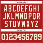 Personalized Red Cream Authentic Baseball Jersey Team Custom Name and Number