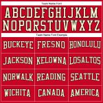 Personalized Red Cream-Black Authentic Throwback Basketball Jersey Team Custom Name and Number