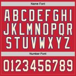 Personalized Red Cream-Royal Hockey Jersey Team Custom Name and Number