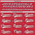 Personalized Red Cream-Royal Hockey Jersey Team Custom Name and Number