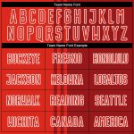 Personalized Red Crimson-White Sublimation Swiss Flag Soccer Uniform Jersey Team Custom Name and Number