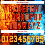 Personalized Red Gold 3D Pattern Design Flame Authentic Baseball Jersey Team Custom Name and Number