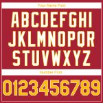Personalized Red Gold-White Christmas 3D Authentic Baseball Jersey Team Custom Name and Number
