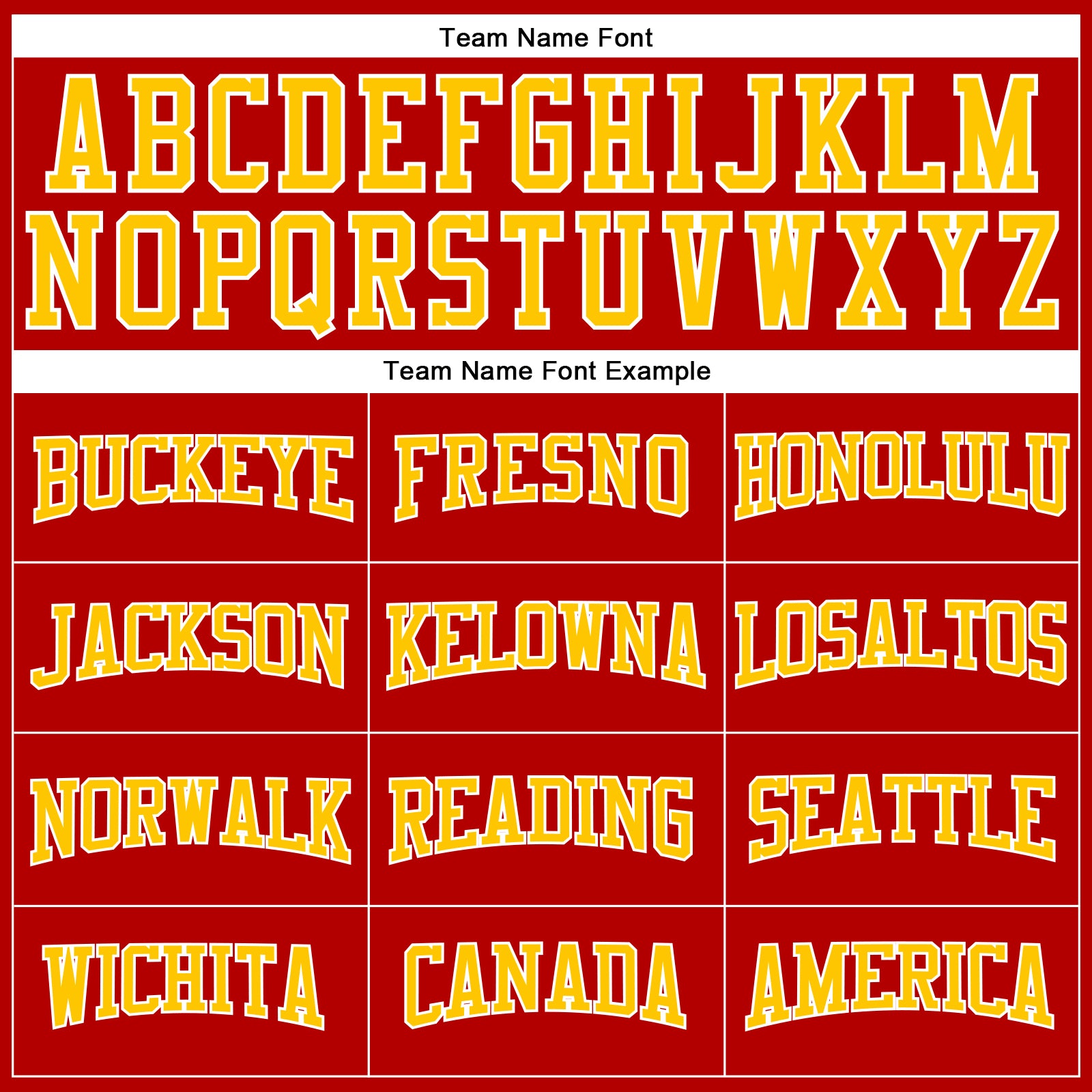 Personalized Red Gold-White Long Sleeve Performance T-Shirt Team Custom Name and Number Personalized Red Gold-White Long Sleeve Performance T-Shirt Team Custom Name and Number - Image 4