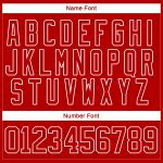 Personalized Red Grass Green-White Christmas Reindeer 3D Hockey Lace Neck Jersey Team Custom Name and Number