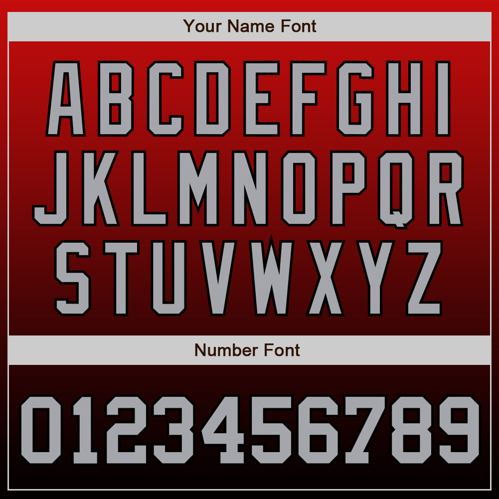 Personalized Red Gray-Black Authentic Fade Fashion Baseball Jersey Team Custom Name and Number Personalized Red Gray-Black Authentic Fade Fashion Baseball Jersey Team Custom Name and Number - Image 4