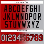 Personalized Red Gray-Black Authentic Gradient Fashion Baseball Jersey Team Custom Name and Number
