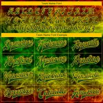 Personalized Red Green-Gold Black History Month 3D Pattern Design Bomber Full-Snap Varsity Letterman Jacket Team Custom Name and Number
