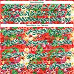 Personalized Red Kelly Green-White 3D Pattern Design Northeast China Big Flower Authentic Baseball Jersey Team Custom Name and Number