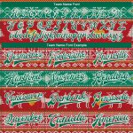 Personalized Red Kelly Green-White Christmas Reindeers 3D Bomber Full-Snap Varsity Letterman Jacket Team Custom Name and Number