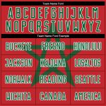 Personalized Red Kelly Green-White Sublimation Moroccan Flag Soccer Uniform Jersey Team Custom Name and Number