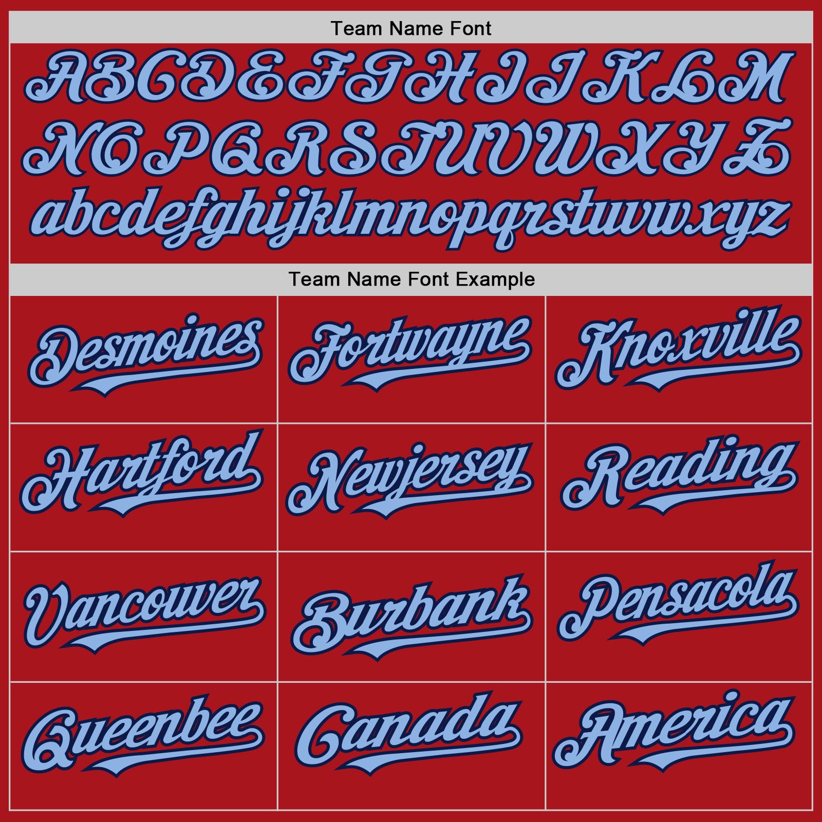 Personalized Red Light Blue-Navy Authentic Raglan Sleeves Baseball Jersey Team Custom Name and Number Personalized Red Light Blue-Navy Authentic Raglan Sleeves Baseball Jersey Team Custom Name and Number - Image 4