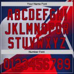 Personalized Red Navy 3D Pattern Design Abstract Sport Authentic Baseball Jersey Team Custom Name and Number