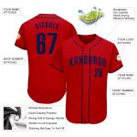 Personalized Red Navy Authentic Baseball Jersey Team Custom Name and Number