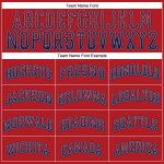 Personalized Red Navy-Gray Authentic Drift Fashion Baseball Jersey Team Custom Name and Number