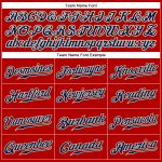 Personalized Red Navy-Old Gold Authentic Sleeveless Baseball Jersey Team Custom Name and Number