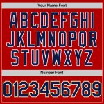 Personalized Red Navy-Old Gold Authentic Sleeveless Baseball Jersey
