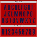 Personalized Red Navy Performance Golf Polo Shirt Team Custom Name and Number