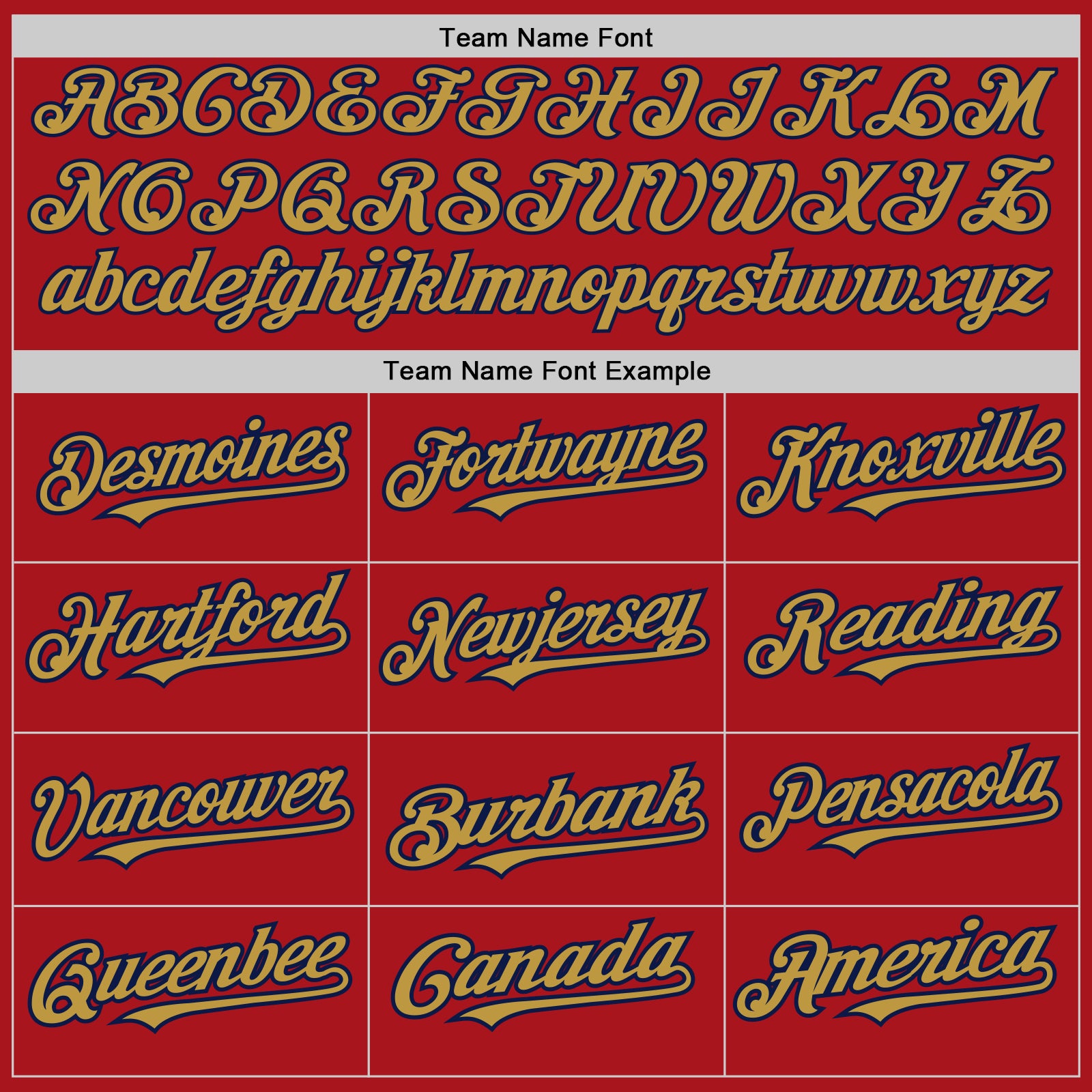 Personalized Red Navy Pinstripe Old Gold Two-Button Unisex Softball Jersey Team Custom Name and Number Personalized Red Navy Pinstripe Old Gold Two-Button Unisex Softball Jersey Team Custom Name and Number - Image 4