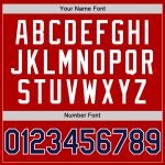 Personalized Red Navy-White Authentic Throwback Baseball Jersey Team Custom Name and Number