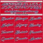 Personalized Red Navy-White Authentic Throwback Basketball Jersey