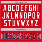 Personalized Red Navy-White Authentic Throwback Rib-Knit Baseball Jersey Shirt