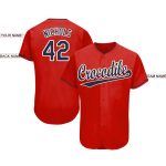 Personalized Red Navy-White Baseball Jersey