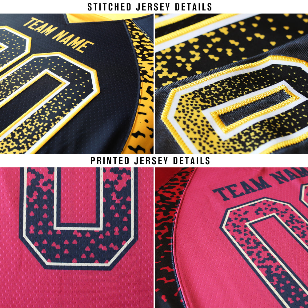 Personalized Red Navy-White Mesh Drift Fashion Football Jersey Team Custom Name and Number Personalized Red Navy-White Mesh Drift Fashion Football Jersey Team Custom Name and Number - Image 5