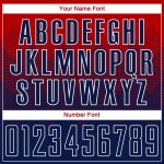 Personalized Red Navy-White Sublimation Soccer Uniform Jersey