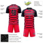 Personalized Red Navy-White Sublimation Soccer Uniform Jersey Team Custom Name and Number