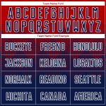 Personalized Red Navy-White Sublimation Soccer Uniform Jersey