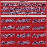 Personalized Red Navy-Yellow Authentic Split Fashion Baseball Jersey Team Custom Name and Number