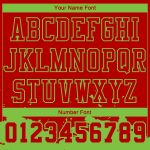 Personalized Red Neon Green Color Splash Round Neck Sublimation Basketball Suit Jersey Team Custom Name and Number