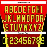 Personalized Red Neon Yellow-Black 3D Pattern Design Side Stripes Authentic Baseball Jersey Team Custom Name and Number