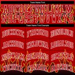 Personalized Red Red-Black Flame Round Neck Sublimation Basketball Suit Jersey Team Custom Name and Number