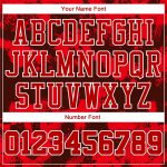 Personalized Red Red-Black Round Neck Sublimation Basketball Suit Jersey