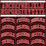 Personalized Red Red-Black Round Neck Sublimation Basketball Suit Jersey Team Custom Name and Number