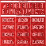 Personalized Red Red-Black Sublimation Soccer Uniform Jersey Team Custom Name and Number