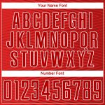 Personalized Red Red-Black Sublimation Soccer Uniform Jersey Team Custom Name and Number