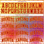 Personalized Red Red-Gold 3D Pattern Design Authentic Baseball Jersey Team Custom Name and Number