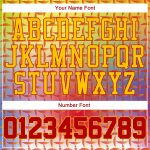 Personalized Red Red-Gold 3D Pattern Design Authentic Baseball Jersey Team Custom Name and Number